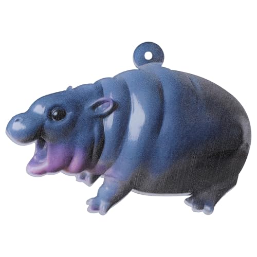 Attraktives Nilpferd-Weihnachtsbaum-Accessoire, Urlaubs-Nilpferd-Charm, Weihnachtsbaum-Hängeornament für Zuhause und Partys von Fhsqwernm