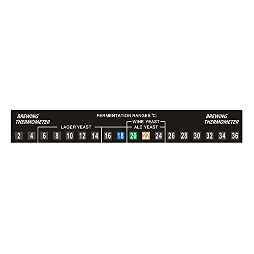 Brauen Thermometer Klebestreifen Thermometer Aquarium Thermometer Aufkleber Thermometer Aufkleber Fische von Fhsqwernm