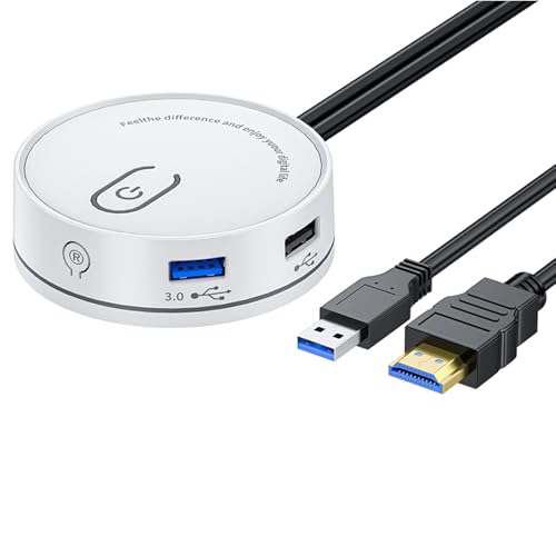 Externe Desktop-Stromsteuerung mit USB und 3,5 mm Auditory optional für einfachen Zugriff von Fhsqwernm