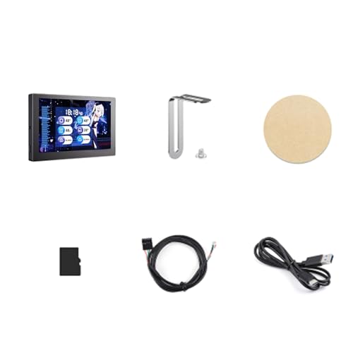 Fhsqwernm 5 Zoll LCD Sekundärbildschirm TypeC Display für ITX PC-Gehäuse 800x480 CPU USB von Fhsqwernm
