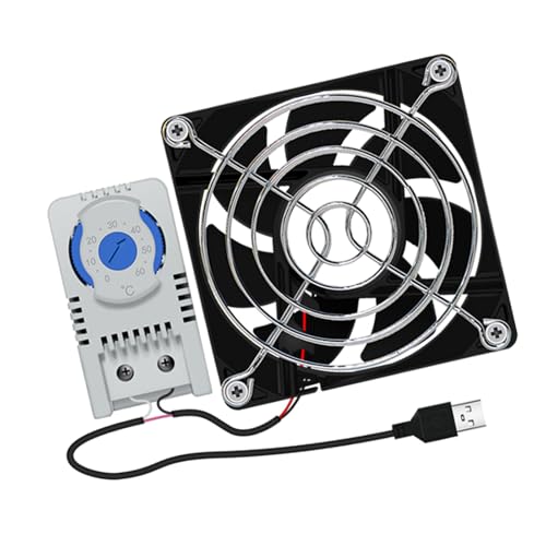 Fhsqwernm 80-mm USB Lüfter 5 V Bürstenloser Lüfter Mit USB Kabel Verstellbar Für Receiver DVR Computer Heimkino Schrankkühlung Fhsqwernm 80-mm USB Lüfter 5 V Bürstenloser Lüfter Mit USB Kabel Verstellbar Für Receiver DVR Computer Heimkino Schrankkühlung von Fhsqwernm