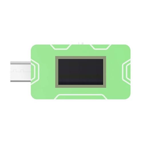 Fhsqwernm CT02 Ladedetektor Schneller USB C Tester Spannungen Strom Leistungstest 0 8-Zoll LED Bildschirm Echtzeit Überwachungstester von Fhsqwernm