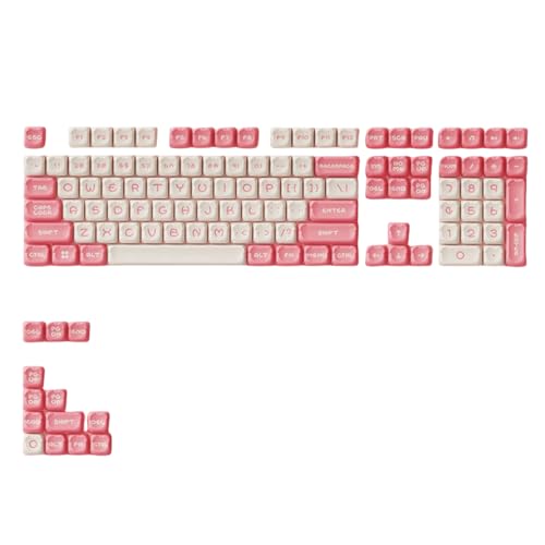 Fhsqwernm Ergonomisches 122-Tasten Tastenkappen Set OEM Höhe Zweifarbige Spritzgussform Blütenbär Thema Für Tastaturen Fhsqwernm Ergonomisches 122-Tasten Tastenkappen Set OEM Höhe Zweifarbige Spritzgussform Blütenbär Thema Für Tastaturen von Fhsqwernm