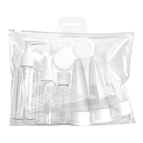 Fhsqwernm Flaschenset Reise Nachfüllbar Spray Lotion Shampoo Dusche Leere Flüssigkeit Gel Tube Abfüllbehälter Tragbares Werkzeug von Fhsqwernm