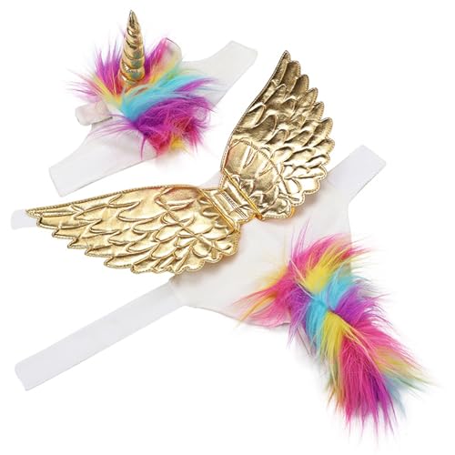Fhsqwernm Mystical Animal Haustier Kostüm Halloween Katzen Kleidung Weiches Polyester Einfach Zu Tragen Festival Feierlichkeitskleidung Kleidung Halloween Katzen Tierkostüm Tierkostüm von Fhsqwernm