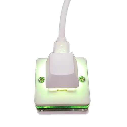 Fhsqwernm One-Button Copy Keypad USB Numeric Keypad Programmierung Rot/Grün/Tee/Weiß Praktisch von Fhsqwernm