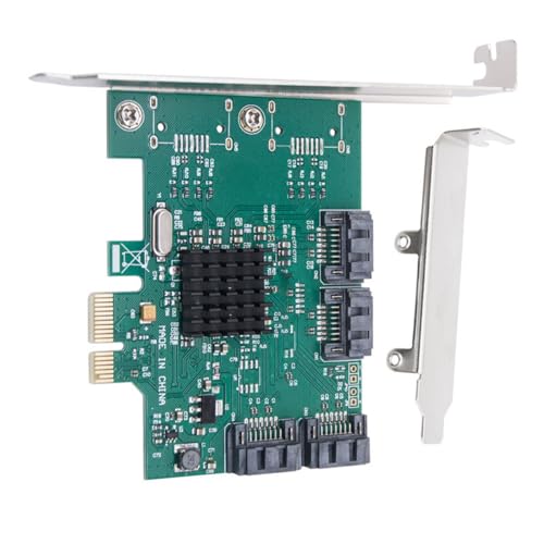 Fhsqwernm PCIe Zu-7-Pin Adapterkarte Mit 4 Ports Für Den Anschluss Mehrerer Festplatten. Hochgeschwindigkeits Datenübertragung Mit 5 Gbit/s Fhsqwernm PCIe Zu-7-Pin Adapterkarte Mit 4 Ports Für Den Anschluss Mehrerer Festplatten. Hochgeschwindigkeits Datenübertragung Mit 5 Gbit/s von Fhsqwernm