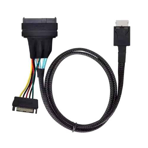 Fhsqwernm Praktisches SFF8611-Stecker Auf SFF8639-Buchse NVME PCIe PCIExpress SSD Kabel Einfach Zu Bedienen 75 cm Fhsqwernm Praktisches SFF8611-Stecker Auf SFF8639-Buchse NVME PCIe PCIExpress SSD Kabel Einfach Zu Bedienen 75 cm von Fhsqwernm