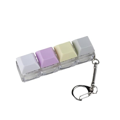 Fhsqwernm Professionelle Tastatur Tester Spielzeug Erwachsene Finger Keychain Keycaps Tester Spielzeug zur Stresslinderung von Fhsqwernm