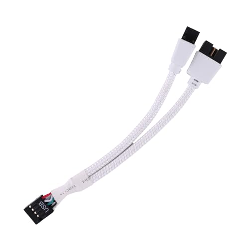 Fhsqwernm Professionelles USB 2.0 9-Pin Zu Dual-9-Pin Abgeschirmtes Kabel Verbessert Die Signalstabilität Für Laptops Und Desktops Fhsqwernm Professionelles USB 2.0 9-Pin Zu Dual-9-Pin Abgeschirmtes Kabel Verbessert Die Signalstabilität Für Laptops Und Desktops von Fhsqwernm