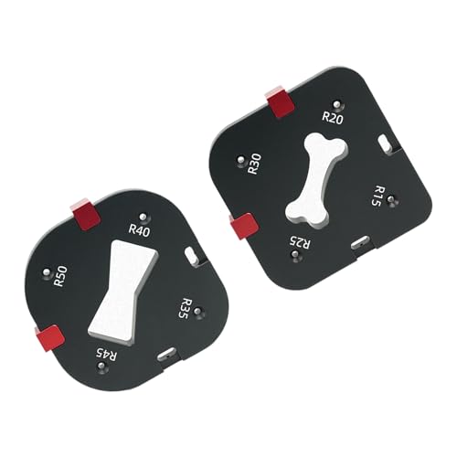 Router Corner Jigs Vorlagen Für Holzbearbeitungsprojekte Verfügen Über Aluminiumkonstruktion Verschiedener Radiusoption von Fhsqwernm