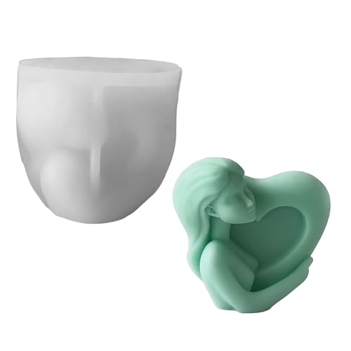 Silikonform Herz In Hand Form Kerzenform von Fhsqwernm
