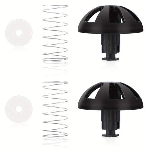 FiTspi 2er-Set Kaffeemaschinen-Brühkorb, federbelastete Stopper-Kits, Kaffeemaschinenteil, Ersatz für Mr. Coffee Parts 185774-000-000,112435-000-000, 11243500000, 112435 000 000 von FiTspi