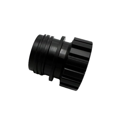 FiTspi Adapter für Kristallglas auf Plastikflasche 0,7L Adapter zum Anschluss von Glasflasche mit Maschine schwarz von FiTspi