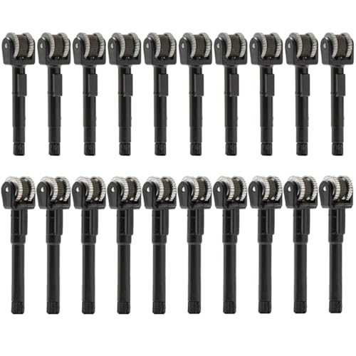 FiTspi Feuerzeug, Feuerzeug, Feuerzeug, Ersatzteile, kompatibel mit Clipper Feuerzeugen, 20 Stück (10 Stück klein + 10 Stück groß) von FiTspi