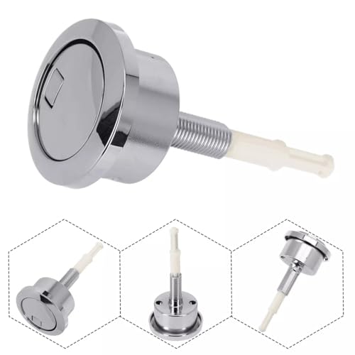 FiTspi Wassertank-Ablassknopf Doppelspülkasten Druckknopf für Ge-Berit Chrom-Finish (274.006 kg1) von FiTspi