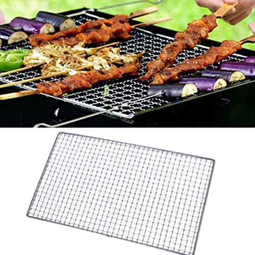 Grillnetz aus Karbon, für Grill, Grillrost, Grillrost aus Edelstahl, 25 x 40 cm, 30 x 45 cm, 38 x 50 cm, für Picknick, Garten, Outdoor, Grill (38 x 50 cm) von Fiacvrs