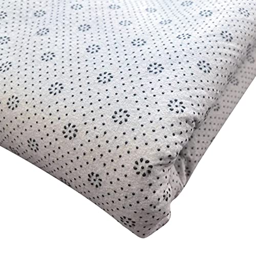 Tufting-Tuch, 200 x 150 cm, rutschfestes Filztuch mit Pflaumenblüten-Muster, perfekter Teppich-Unterlage, Tufting-Stoff für Tufting-Teppiche, leicht zu trimmen (weiß) von Fiacvrs