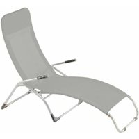 [NEUWERTIG] B-Ware Fiam Terrassenliege Samba Relaxliege Liege Liegestuhl Sonnenliege Aluminium Grau von Fiam