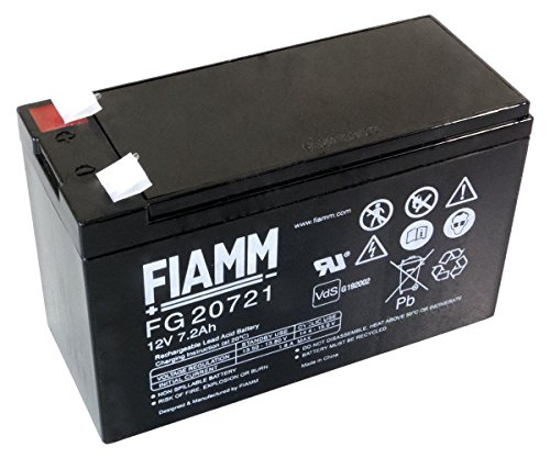 Original FIAMM Bleiakku FG20721 12V 7,2 Ah Blei Gel Akku FG 20721 4,8mm Stecker von Fiamm