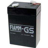 Fiamm PB-6-4,5 FG10451 Bleiakku 6V 4.5Ah Blei-Vlies (AGM) (B x H x T) 70 x 106 x 47mm Flachstecker 4 von Fiamm
