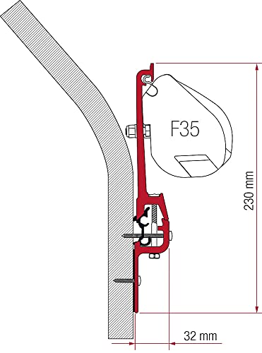 Fiamma Adapter F35 Pro - Eriba Touring, 2 teilig (932943366) von Fiamma