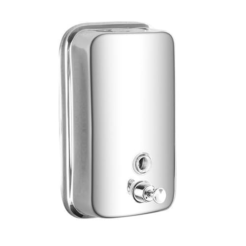 Fiauli Badseife-Spender Edelstahl 304 Wandmontage Ergonomisches Design einfach zu reinig zu reinig zu reinigungsfeste korrosionsresistente Küche Gebrauch dauerhaft B S von Fiauli
