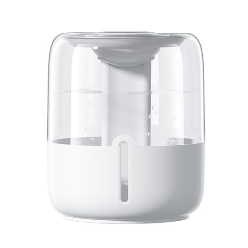 Fiauli Digital Display Luftbefeuchter USB mit Nachtleuchten Dual Spray -Modus niedriger Geräusch großer Kapazität Luft ätherischer Öl Diffusor für Schreibtisch Schlafzimmer tragbares Mini Weiß von Fiauli