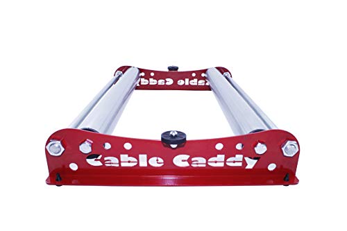 Kabelabroller Cable Caddy für Haspeln bis 510 mm Breite - ROT von Fiberlane