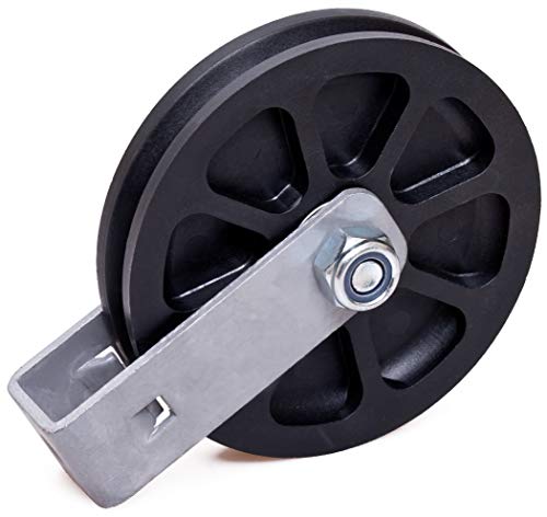 Seilrolle 100 mm für Seile bis Ø 4 mm aus Kunststoff, mit Halterung verschraubt - Made in Germany Seilrolle 100 mm für Seile bis Ø 4 mm aus Kunststoff, mit Halterung verschraubt - Made in Germany von Fiberlane