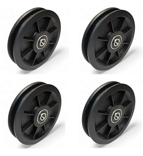Seilrolle 90 mm für Seile bis 8 mm - kompatibel mit 8 mm Achsen - 4er Pack - Made in Germany Seilrolle 90 mm für Seile bis 8 mm - kompatibel mit 8 mm Achsen - 4er Pack - Made in Germany von Fiberlane