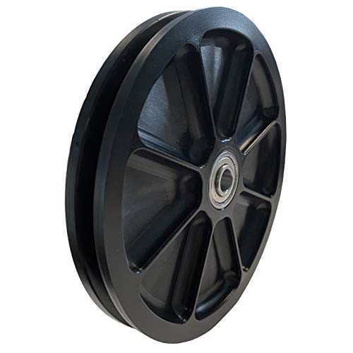 Seilrolle Ø 140 mm für Seile bis Ø 4 mm mit doppeltem Kugellager inkl. Distanzring - Direkt vom Hersteller DE - 1er Pack Seilrolle Ø 140 mm für Seile bis Ø 4 mm mit doppeltem Kugellager inkl. Distanzring - Direkt vom Hersteller DE - 1er Pack von Fiberlane