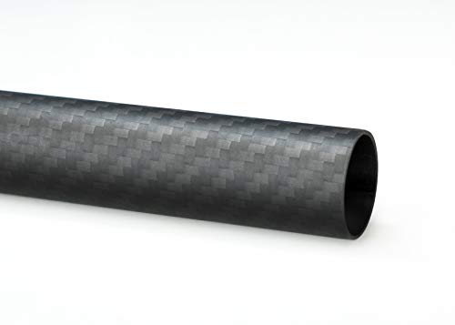 Fibrolux CFK Carbon Rohr (12x10 1000mm) matt Prepreg Modellbau Kohlefaser Rohr Röhren Basteln Fahrzeugbau, Kunststoffrohr Carbonstab Sichtcarbon Leichtbau von Fibrolux