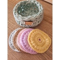 Bündel | Mini Häkelschale Mit 5 Gesichtspeelings Aus Baumwolle Bündel | Mini Häkelschale Mit 5 Gesichtspeelings Aus Baumwolle von FibsStrings