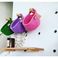 Mini Blumenampel | Hängende Schote Aufbewahrungsbox von FibsStrings