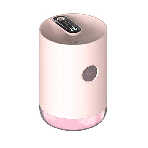 Ficher Haus Desktop Luft Befeuchter Tragbarer Kabelloser USB Diffusor mit GroßEr KapazitäT für BüRo Autos im Schlaf - Rosa von Ficher