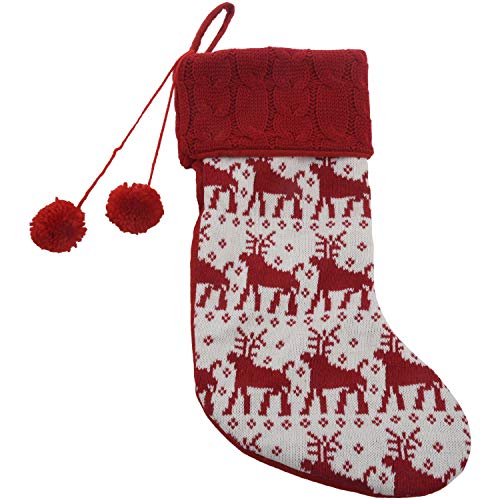 Ficher Neue Weihnachts StrüMpfe Geschenk Beutel Gestrickte Socken Weihnachten Schmuck Neu Jahr Kinder Weihnachten Gestrickte Elch Socken von Ficher