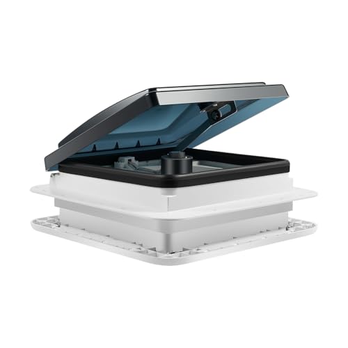 Fichiouy Belüftung für Wohnmobil-Dachventilator,12V RV Dachlüfter mit LED-Beleuchtung 28x28cm Wohnmobil Ventilator leise und effizient für Campingbus Caravan IP68 wasserdicht Fichiouy Belüftung für Wohnmobil-Dachventilator,12V RV Dachlüfter mit LED-Beleuchtung 28x28cm Wohnmobil Ventilator leise und effizient für Campingbus Caravan IP68 wasserdicht von Fichiouy
