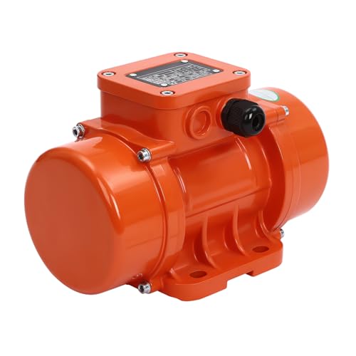 Fichiouy Vibrationsmotor 220V, 180W IP65 Einstellbarer Rüttelsieb Elektrisch, 3-Phasen Vibrationsmotor, Einstellbare Vibration, 3000RPM Betonrüttler für Bergbau, Metallurgie, Kohle, Elektrizität von Fichiouy