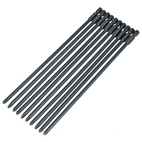 10pcs 200mm Sechskantschaft PH2 Schraubendreher Bits Schlitz Doppelend Bit Schlagschraube Treiber Treiber Bit Set 10pcs 200mm Sechskantschaft PH2 Schraubendreher Bits Schlitz Doppelend Bit Schlagschraube Treiber Treiber Bit Set von Fictory