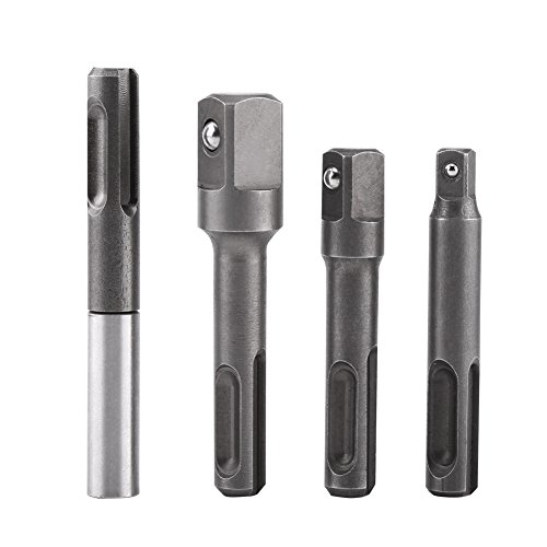 SDS Plus Stecknuss Adapter Set,4 Stück Set SDS Plus Schaft,1/4 "3/8" 1/2 "SDS Plus Steckschlüssel Bohrer Schnellwechsel Hex Verlängerung Adapter Stecker Für Schrauben, Muttern, Bohrer und Hand Treiber SDS Plus Stecknuss Adapter Set,4 Stück Set SDS Plus Schaft,1/4 "3/8" 1/2 "SDS Plus Steckschlüssel Bohrer Schnellwechsel Hex Verlängerung Adapter Stecker Für Schrauben, Muttern, Bohrer und Hand Treiber von Fictory