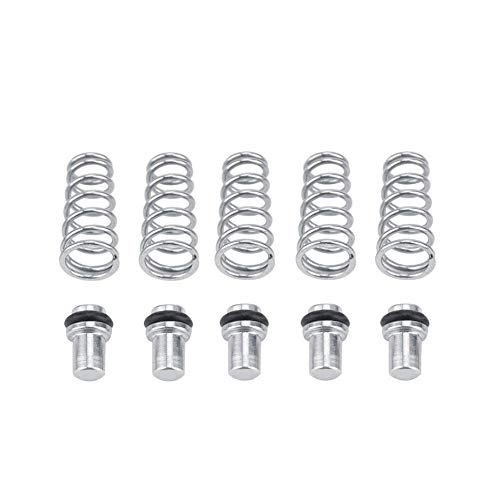 Edelstahl Keg Ball Lock Post, Ball Lock Post Connector, 6 teilige Ersatz Universal Tellerventil Feder Bierteile passend für Kugel und Stiftverschluss Stil Fasspfosten Edelstahl Keg Ball Lock Post, Ball Lock Post Connector, 6 teilige Ersatz Universal Tellerventil Feder Bierteile passend für Kugel und Stiftverschluss Stil Fasspfosten von Fictory