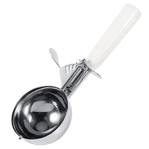 Eisportionierer - 1 Stück praktischer Edelstahl-Fruchteis-Eisportioniererlöffel mit Kunststoffgriff Küchenwerkzeug Heiß(8CM) von Fictory