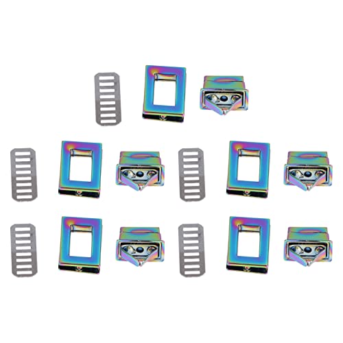 Fictory 5er-Set Drehverschlüsse, bunt, langlebig, für selbstgemachte Schultertaschen und Geldbörsen Fictory 5er-Set Drehverschlüsse, bunt, langlebig, für selbstgemachte Schultertaschen und Geldbörsen von Fictory