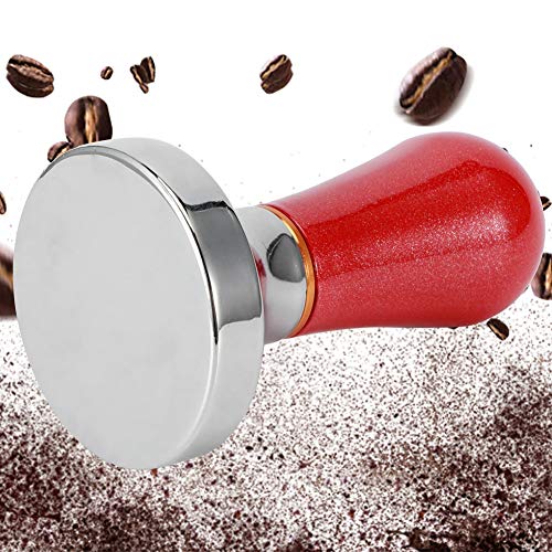 Fictory Kaffee Tamper, Kaffee manipulieren, Aluminiumlegierung Haushalt Kaffee manipulieren Pulver gepresst Hammer Kaffeemaschine Zubehör für Home Office(rot) von Fictory