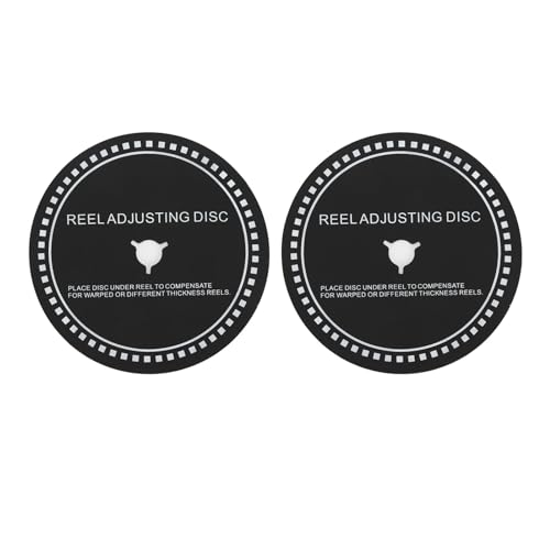 Fictory Silikon-Spulenadapter, Abstandshalter 82 mm für reibungsloses Audio, passend für Revox und Teac, 2 Stück von Fictory