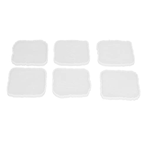 Fictory Silikon-Untersetzer-Formen-Set, Bastelformen für 6 einzigartige Formen, leicht und langlebig, perfekt für kreative Projekte zu Hause Fictory Silikon-Untersetzer-Formen-Set, Bastelformen für 6 einzigartige Formen, leicht und langlebig, perfekt für kreative Projekte zu Hause von Fictory