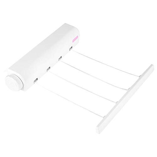Fictory Wandtrockner Ausziehbar, 3.2m 4 Linien einziehbare Wäscheständer Indoor Wall Mounted Wäscherei Wäscheleine Wäscheständer für Balkon und Garten Fictory Wandtrockner Ausziehbar, 3.2m 4 Linien einziehbare Wäscheständer Indoor Wall Mounted Wäscherei Wäscheleine Wäscheständer für Balkon und Garten von Fictory