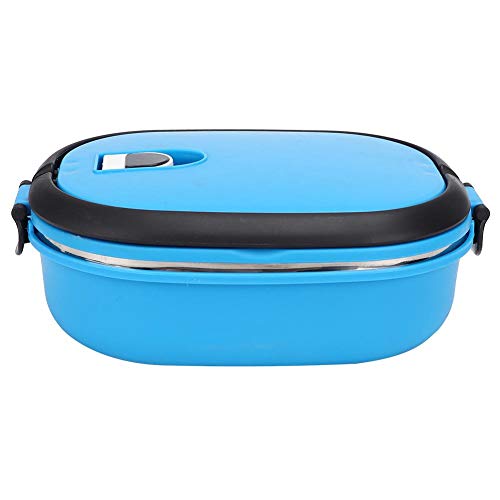 Fictory Thermo Lunchbox, Tragbarer Lebensmittelbehälter aus Edelstahl, 900 ml tragbarer einlagiger Isolier Thermal Edelstahl Lunchbox Lebensmittelbehälter für Schule, Büro und Picknick von Fictory