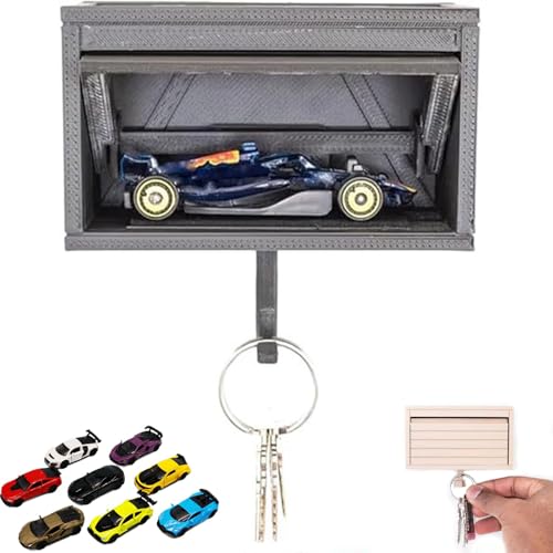 Car Garage Key Holder with Opening Door,garage Key Holder,Funny Wall Mount Car Garage Key Rack,3D Printed Key Organizer Wall Mount,Easy Installation Key Rack for Entryway,Autos sind zufällig-B Car Garage Key Holder with Opening Door,garage Key Holder,Funny Wall Mount Car Garage Key Rack,3D Printed Key Organizer Wall Mount,Easy Installation Key Rack for Entryway,Autos sind zufällig-B von Ficugxd